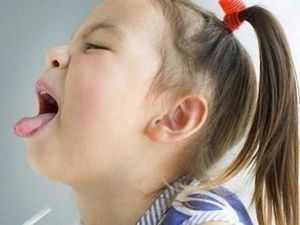 Небольшой кашель у ребенка