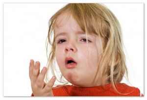 Сильный кашель у ребенка температура